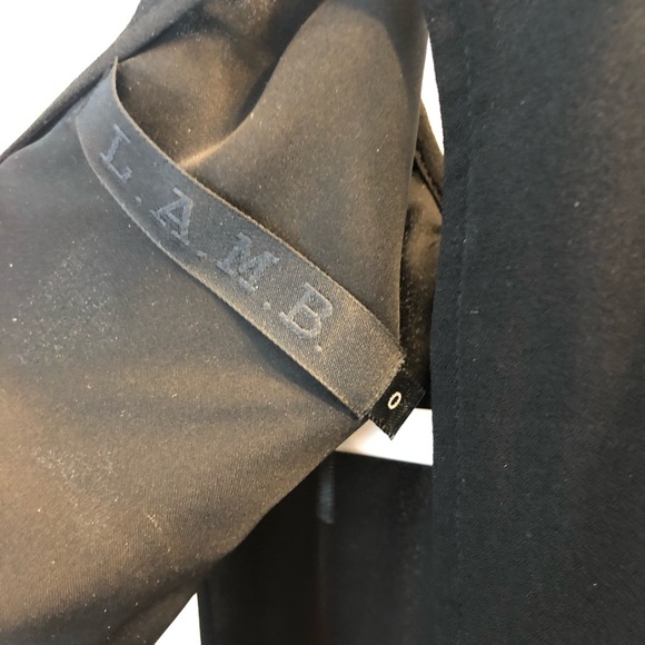 Women’s L.A.M.B. by Gwen Stefani Drop Waist Black Dress Size 0. NWOT. - Picture 8 of 8